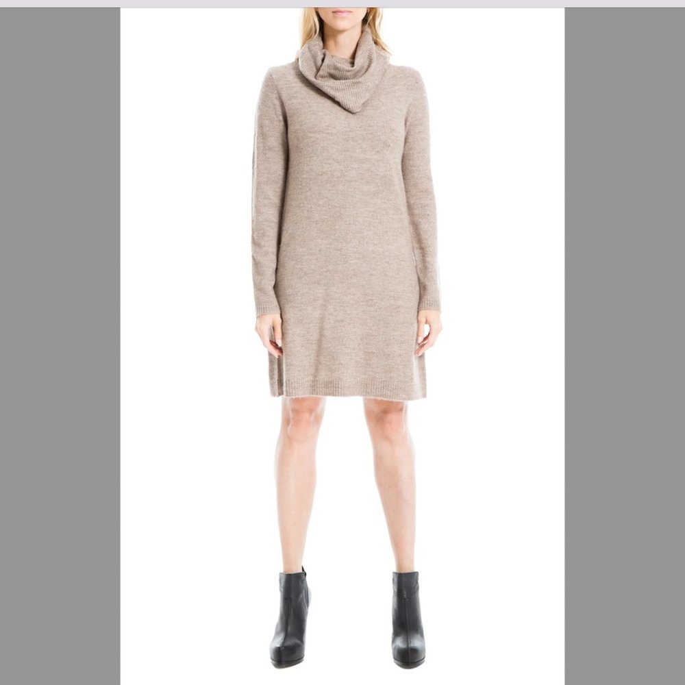 NWT Max Studio Cowl Neck Sweater Dress